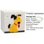 Pasutewel Kids Storage Box, Large Capacity Foldable Cartoon Canvas Cube Organiser For Clothes, Shoes, Toys (Dog) Pasutewel Kids Storage Box, Large Capacity Foldable Cartoon Canvas Cube Organiser For Clothes, Shoes, Toys (Dog)