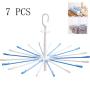 HJYPYJ Magic Hanger,Household Windproof PP Folding Hanger,Space-Saving Organizer Hangers,for Balcony,Wardrobe Windproof/A / 7 pcs