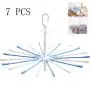 HJYPYJ Magic Hanger,Household Windproof PP Folding Hanger,Space-Saving Organizer Hangers,for Balcony,Wardrobe Windproof/A / 7 pcs HJYPYJ Magic Hanger,Household Windproof PP Folding Hanger,Space-Saving Organizer Hangers,for Balcony,Wardrobe Windproof/A / 7 pcs