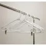 Thsinde Plastic Childrens Hangers, Clothes Hangers with Multi-Purpose Hanger Clips Value Pack for Closet - White