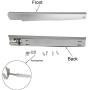 Retractable Clothes Rack - Wall Mounted Folding Clothes Hanger Drying Rack for Laundry Room Closet Storage Organization, Aluminum, Easy Installation, 1 Pack (Silver)