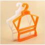 10pcs Random Color Baby Hangers, Child Full Set Clothes Plastic Hanger, Children Multi-Function Conjoined Hangers