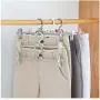 Pants Clip Hanger Stand Clothespin Hanger Adjustable Pinch Grip Drying Rack Plastic Peg Hanger Space Saving Hook Rack(10 Pieces/Lot)(Random Color)