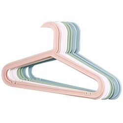 Cabilock Clothes Hanger 10pcs Non Trace Hangers Multi Function Hangers Plastic Hangers Skid Resistance Hangers Color Random