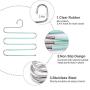 Myfolrena Pants Hangers, Updated S Shaped Hanger Non Slip Clothes Hanger Space Saving for Jeans Trousers Slacks Leggings (Teal-4 Pack) Myfolrena Pants Hangers, Updated S Shaped Hanger Non Slip Clothes Hanger Space Saving for Jeans Trousers Slacks Leggings (Teal-4 Pack)