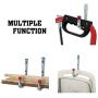 SEVGTY Utility Hooks Garage Hooks Heavy Duty Bike Hooks Ladder Hooks for Garage 8-Pack