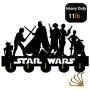 Star Wars Wall Door Hooks 20LB(Max) Quality Black Wood Made -Light in Weight-Easy to Install -Five Metal Hooks (Star 5) Star Wars Wall Door Hooks 20LB(Max) Quality Black Wood Made -Light in Weight-Easy to Install -Five Metal Hooks (Star 5)