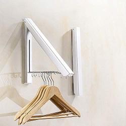 Retractable Clothes Hanging System Drying Rack Clothes Hanger Hanging Rod Wardrobe Foldable Aluminum for Space Saving Laundry Utility Room
