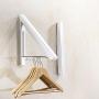 Retractable Clothes Hanging System Drying Rack Clothes Hanger Hanging Rod Wardrobe Foldable Aluminum for Space Saving Laundry Utility Room