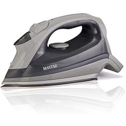 Maytag Speed Heat Steam Iron & Vertical Steamer with Stainless Steel Sole Plate, Self Cleaning Function + Thermostat Dial, Grey, M200