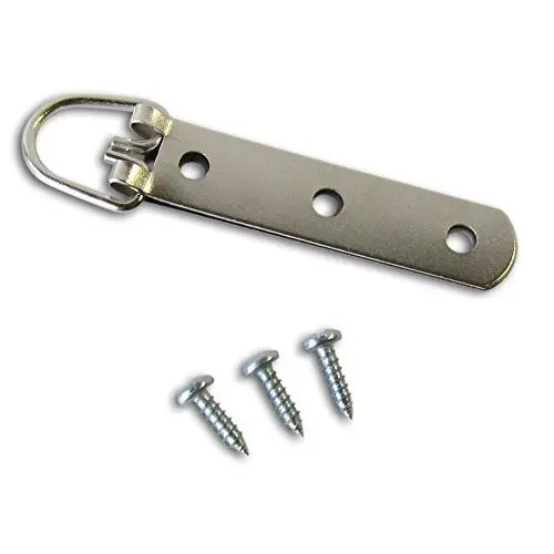 Heavy Duty Large Strap Hanger - 30 Pack - 3 Hole D-Ring Hanger