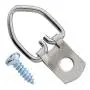 HomeDone D Ring Picture Hangers 100-Pack Heavy Duty with Screws