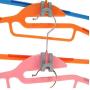 24PC Creative Mini Clothes Hanger Easy Hook Closet Organizer Storage Rack Holder Hook Antislip Clothes Hanger Decoration