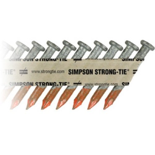 Simpson Strong Tie N16HDGPT500 30-33-Degree Collated Structural-Connector Joist Hanger Teko, Nail 2-1/2-Inch 500 Per Boxes by Simpson Strong-Tie