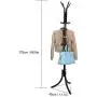 HTTH Standing Entryway Coat Rack Hat Hanger Holder 12 Hooks for Jacket Umbrella Tree Stand Metal Coat Hanger Home Decor (Black) HTTH Standing Entryway Coat Rack Hat Hanger Holder 12 Hooks for Jacket Umbrella Tree Stand Metal Coat Hanger Home Decor (Black)