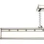YHLZ Drying Rack, Wall Mounted Folding Clothes Hanger Drying Rack with Octagonal LED Panel Light, UV Disinfection Lamp, Safety Protection System