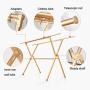 Drying Racks Drying Rack Floor Folding Indoor X-Type Drying Rack Balcony Drying Quilt Cool Hanger Drying Rack Mobile Telescopic Clothes Pole Multifunctional Air Dryer Clotheslines