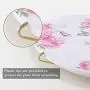 Plate Hangers KINDPMA 5 Pack Wall Plate Hangers 10 Inch Invisible Stainless Steel Wire Hanger Holders 9 to 11 Inch Brass Coated for Pottery Platter Tray Dish Antique China Display