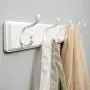 Clothes Hook Hanger Wall Hanging Bedroom Wall Shelf Door Back Hook Coat Hook Creative Coat Hook Wall White (Size : 73.8cm) Clothes Hook Hanger Wall Hanging Bedroom Wall Shelf Door Back Hook Coat Hook Creative Coat Hook Wall White (Size : 73.8cm)