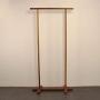 ZEMIN Floor Standing Coat Rack Clothes Hat Stand Hanger Hooks Rod Wood Smooth Simple Style, Brown, 85x36x168CM (Color : Brown)