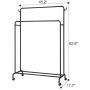 SINGAYE Clothes Rack 2-in-1 Multifunctional Design with 7 Side Hooks Tree Stand Coat Hanger for Garment, Hats, Scarves and Umbrellas, Indoor and Outdoor Use, Gold (Double Rod-Black) SINGAYE Clothes Rack 2-in-1 Multifunctional Design with 7 Side Hooks Tree Stand Coat Hanger for Garment, Hats, Scarves and Umbrellas, Indoor and Outdoor Use, Gold (Double Rod-Black)