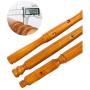 MEETA- Retro Design 9 Hooks Free Standing Sturdy Wood Entryway Coat Rack Hat Tree Hanger Hall with Tripod Base for Clothes, Scarves,Handbags (Color : Red)
