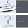 50pcs Durable Slim Heavy Duty Non Slip Coat Clothes Hook Hangers Plastic Hangers(Black) 50pcs Durable Slim Heavy Duty Non Slip Coat Clothes Hook Hangers Plastic Hangers(Black)