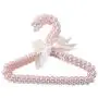 10pcs 20cm Children Pearl Hanger Fashion Dog Hangers for Clothes Pegs Baby Pearl Plastic Pet Hangers Random Color