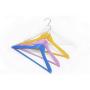 Blue/Pink Solid Wood Clothes Hanger for Suits, 10 Pieces Random Color