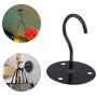 3 Pcs Wall Mount Ceiling Hooks, Ceiling Hooks Heavy Duty, Iron Ceiling Hooks for Plants, Hanging Bird Feeders, Wind Chimes, Outdoor Decoration Hooks