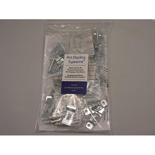 Picture Frame Security Hardware Complete Sets for Wood or Metal Frames up to 60" Wide - Five (5) Complete Sets with Wrench