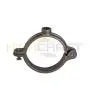 Highcraft HSH-B112-5 Hinged Split Ring Pipe Hanger Malleable Iron, 1-1/2 in. 5 Pack, Black