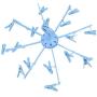 WSSROGY Round Folding Laundry Drying Clothes Hanger with 16 Clips Octopus Clothespins, Clip and Drip Hanger