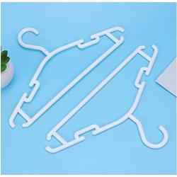 10pcs Anti-Skid Garment Clothes Hangers Non-Slip Heavy Duty Suit Hanger Drying Laundry Hooks Closet Space Saving