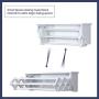 Tangkula Wall Mount Drying Rack Bathroom Home Expandable Towel Rack Drying Laudry Hanger Clothes Rack (Wood)