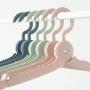 Grey990 Portable Folding Clothes Hanger Space Saving Wardrobe Coat Drying Rack Organizer Home Accessories Green