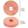 FORTGESCHE Cedar Blocks for Clothes Closet Storages, 100% Natural Aromatic Cedar Wood Hangers Rings 30 Pack, Clothes Protector Storage Accessories