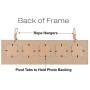 Rustic Wall Mounted Coat Rack with 4 hanging hooks and. 31"x9" Holds 5 photos. Use as coat rack, hat organizer, key holder. Perfect for Entryway, Mudroom, Kitchen, Bathroom, Hallway, Foyer Rustic Wall Mounted Coat Rack with 4 hanging hooks and. 31"x9" Holds 5 photos. Use as coat rack, hat organizer, key holder. Perfect for Entryway, Mudroom, Kitchen, Bathroom, Hallway, Foyer