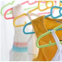 10pcs Random Color Childrens Bow Hanger Home Baby Clothes Hanger