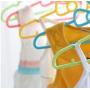 10pcs Random Color Childrens Bow Hanger Home Baby Clothes Hanger