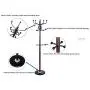Heavy Duty Metal Coat Rack Hat Tree Hanger 12 Hook Umbrella Stand Entryway Room-Black Heavy Duty Metal Coat Rack Hat Tree Hanger 12 Hook Umbrella Stand Entryway Room-Black