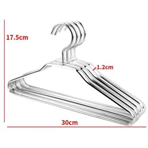 10 Space Aluminum Childrens Clothes Hangers,Silver 10 Space Aluminum Childrens Clothes Hangers,Silver