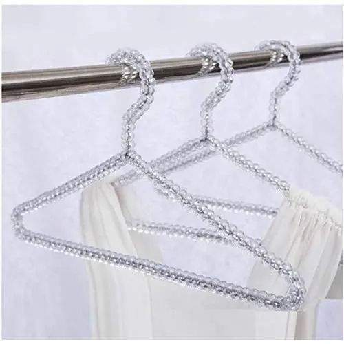 5pcs Fashion Acrylic Beads Hanger Women Clothing Skirts Dress Display Lady Clothes Crystal Hangers 5pcs Fashion Acrylic Beads Hanger Women Clothing Skirts Dress Display Lady Clothes Crystal Hangers