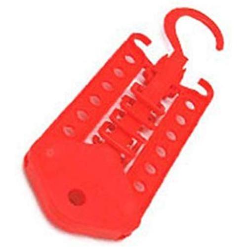 Leoie Multifunctional Folding Hanger for Clothes Belt Tie Organize red 10.532cm