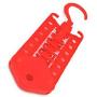 Leoie Multifunctional Folding Hanger for Clothes Belt Tie Organize red 10.532cm