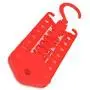 Leoie Multifunctional Folding Hanger for Clothes Belt Tie Organize red 10.532cm Leoie Multifunctional Folding Hanger for Clothes Belt Tie Organize red 10.532cm