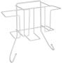 Evelots Ironing Board Holder-Over Door/No Tool or Wall Mount-Iron/Bottle Baskets