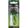 Hillman 122309 White Conventional Picture Hanger 2 Pack 100lb