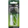 Hillman 122309 White Conventional Picture Hanger 2 Pack 100lb Hillman 122309 White Conventional Picture Hanger 2 Pack 100lb