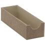 Household Essentials Brown 720-1 Deep Drawer Organizer Boxes for Storage | 12 in x 4 in x 3.13